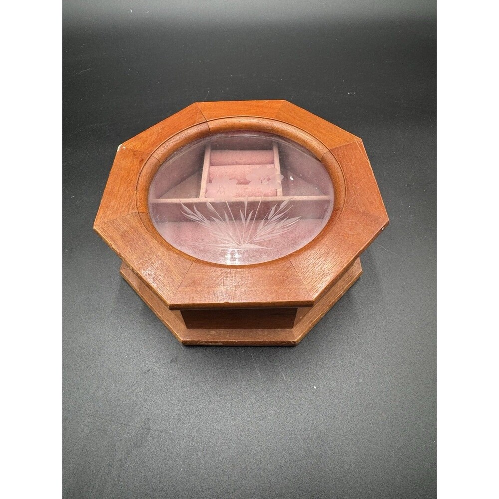 Vintage Octagon Jewelry Box